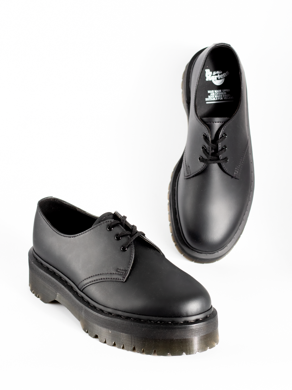DR. MARTENS 1461 QUAD BLACK VEGAN