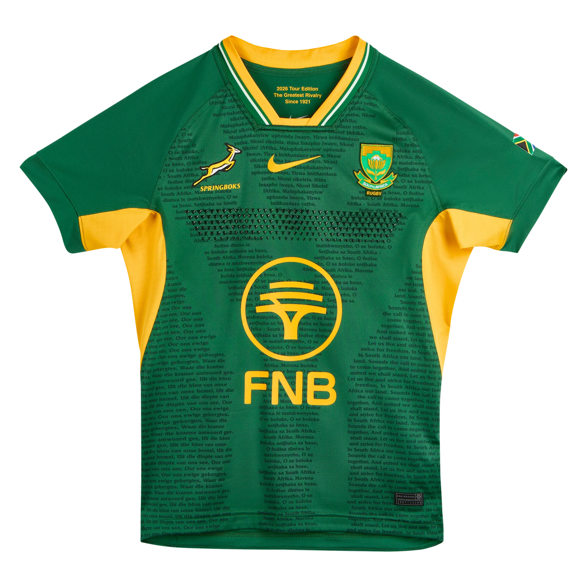 Springboks Nike Men's 2026 RGR Authentic Jersey