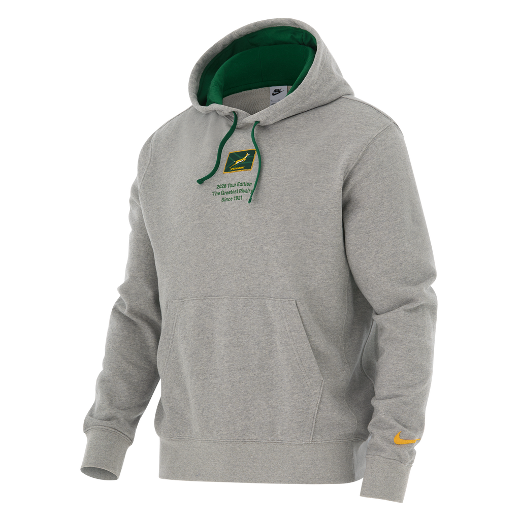 Springboks Nike Bokke Rugby's Greatest Rivalry Pullover Hoodie Dark Grey Heather