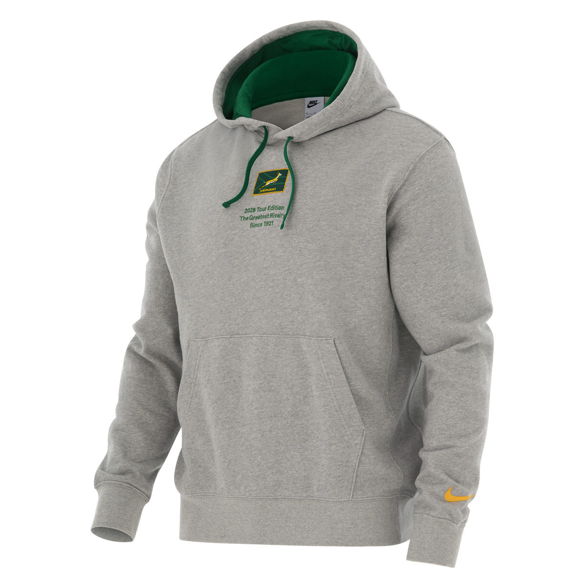 Springboks Nike Bokke Rugby's Greatest Rivalry Pullover Hoodie Dark Grey Heather