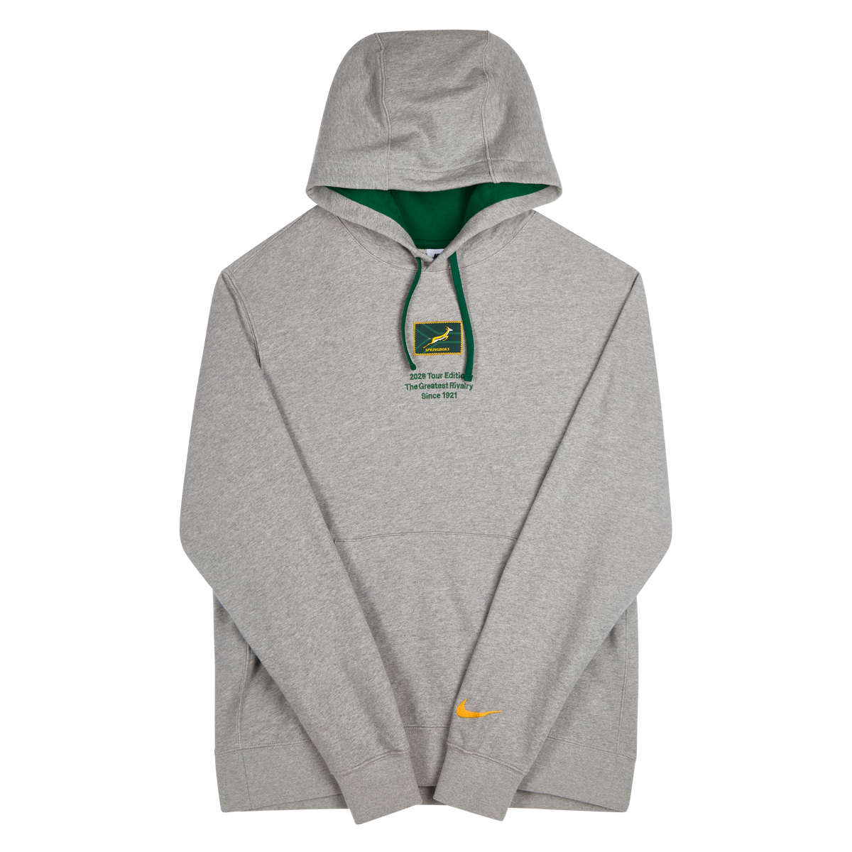 Springboks Nike Bokke Rugby's Greatest Rivalry Pullover Hoodie Dark Grey Heather