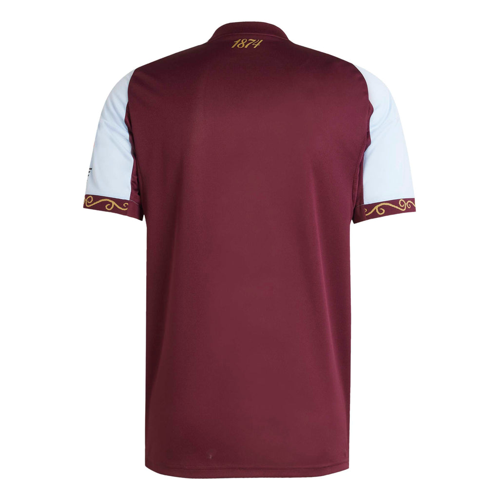 Adidas Aston Villa FC 25/26 Home Jersey Maroon / Glow Blue