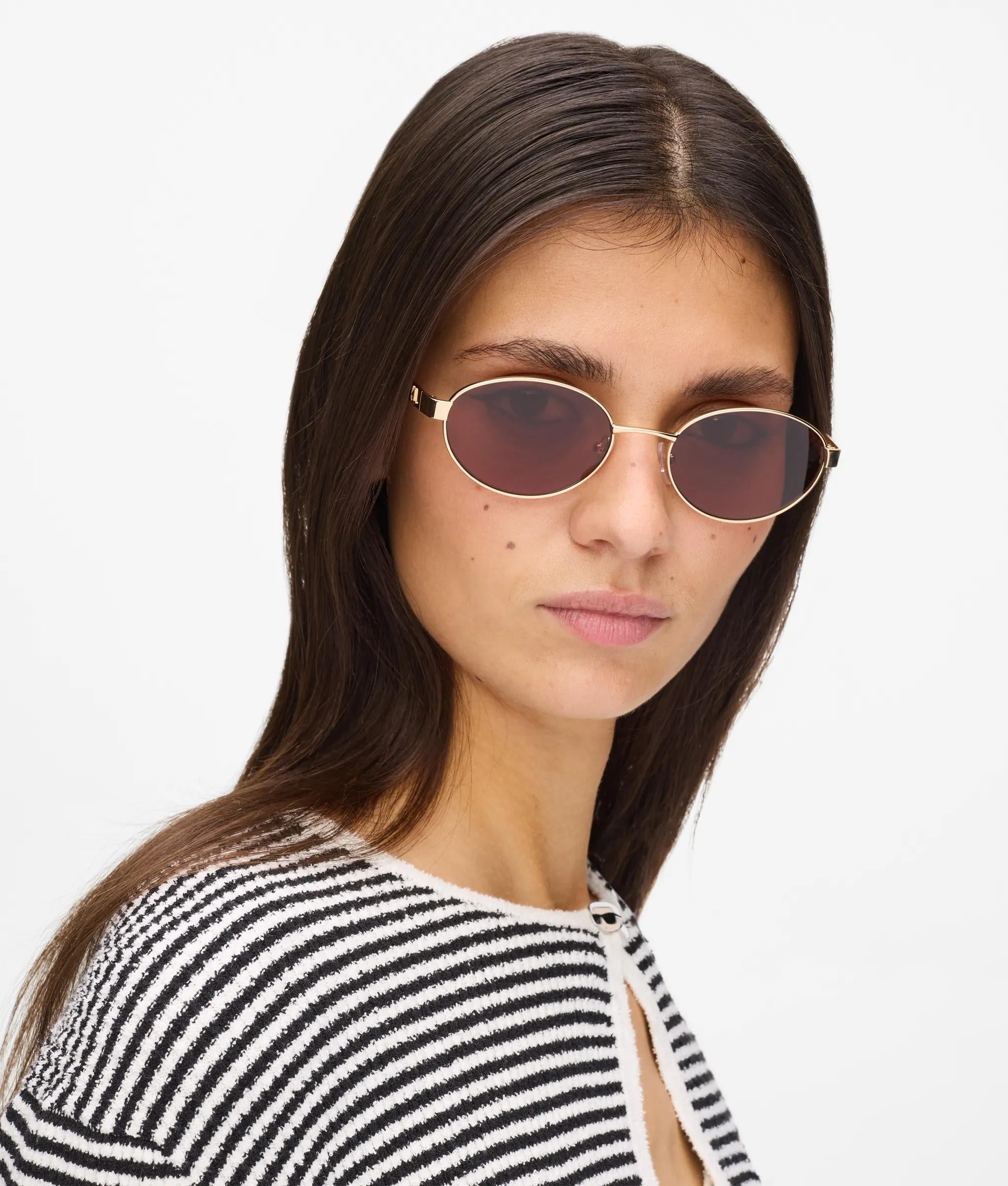 Monogram oval sunglasses