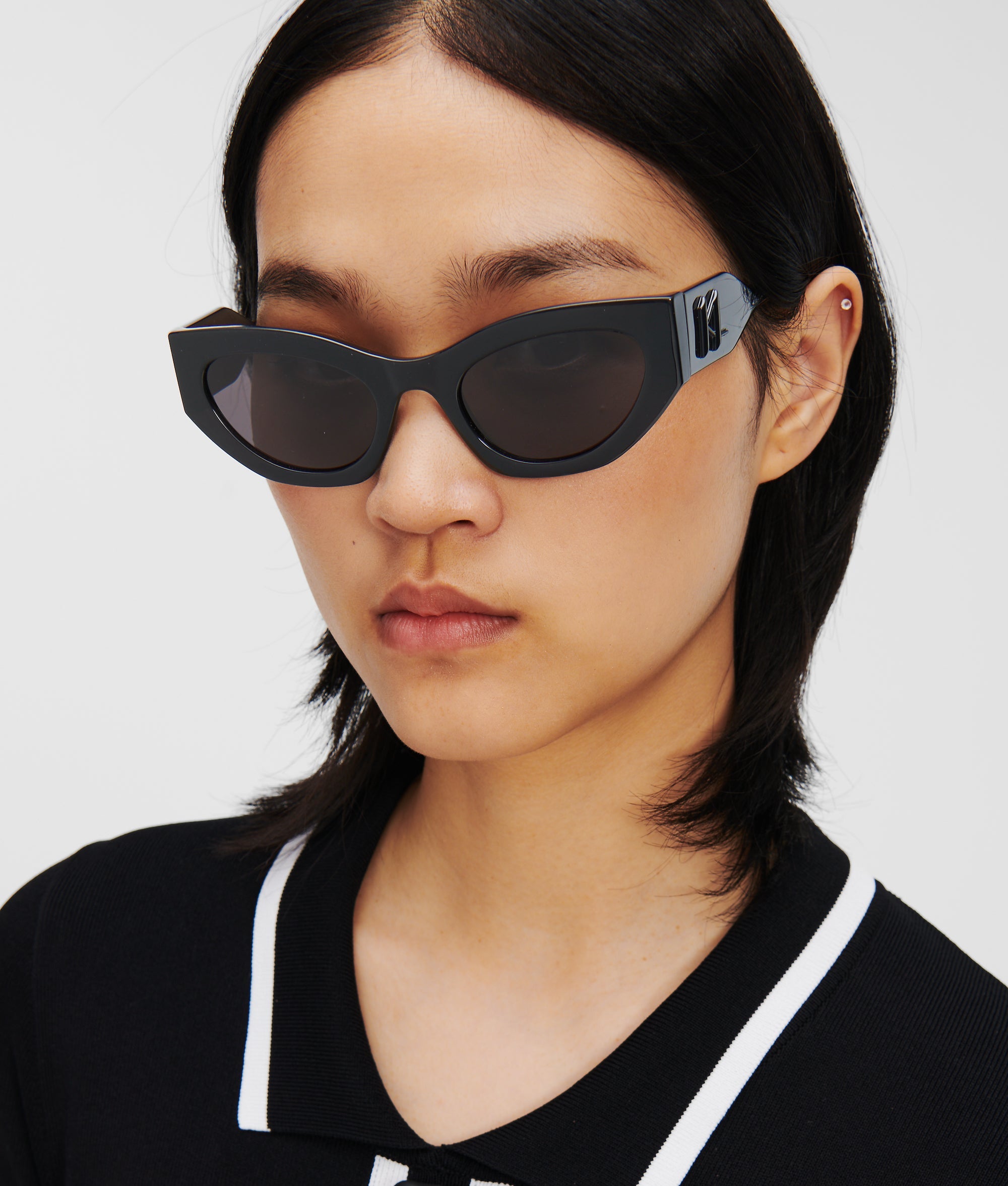 MONOGRAM LOGO CAT EYE SUNGLASSES