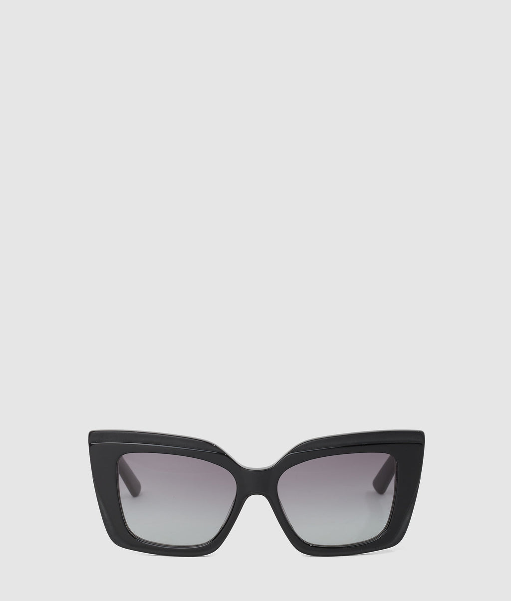 Chunky logo sunglasses