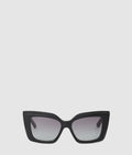 Chunky logo sunglasses