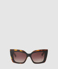 Chunky logo sunglasses