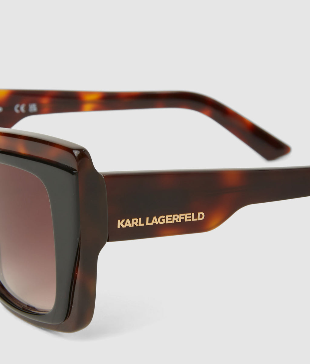 Chunky logo sunglasses