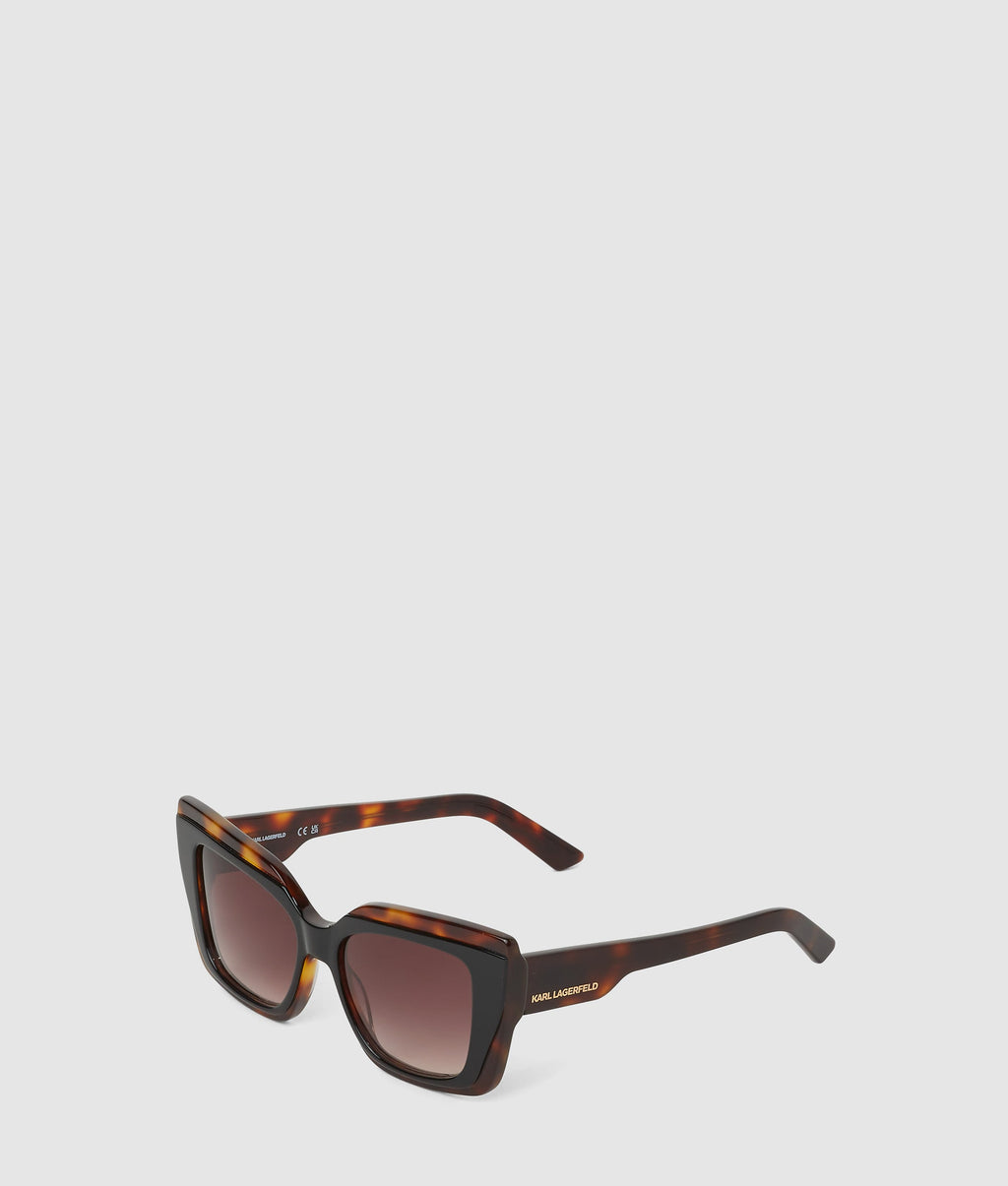 Chunky logo sunglasses