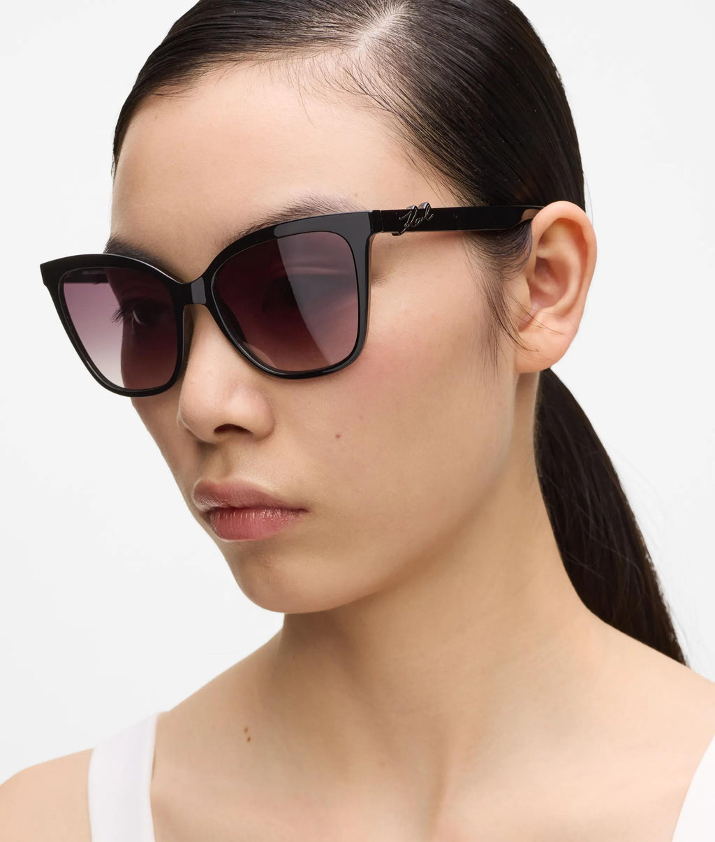 Signature slim rectangular sunglasses