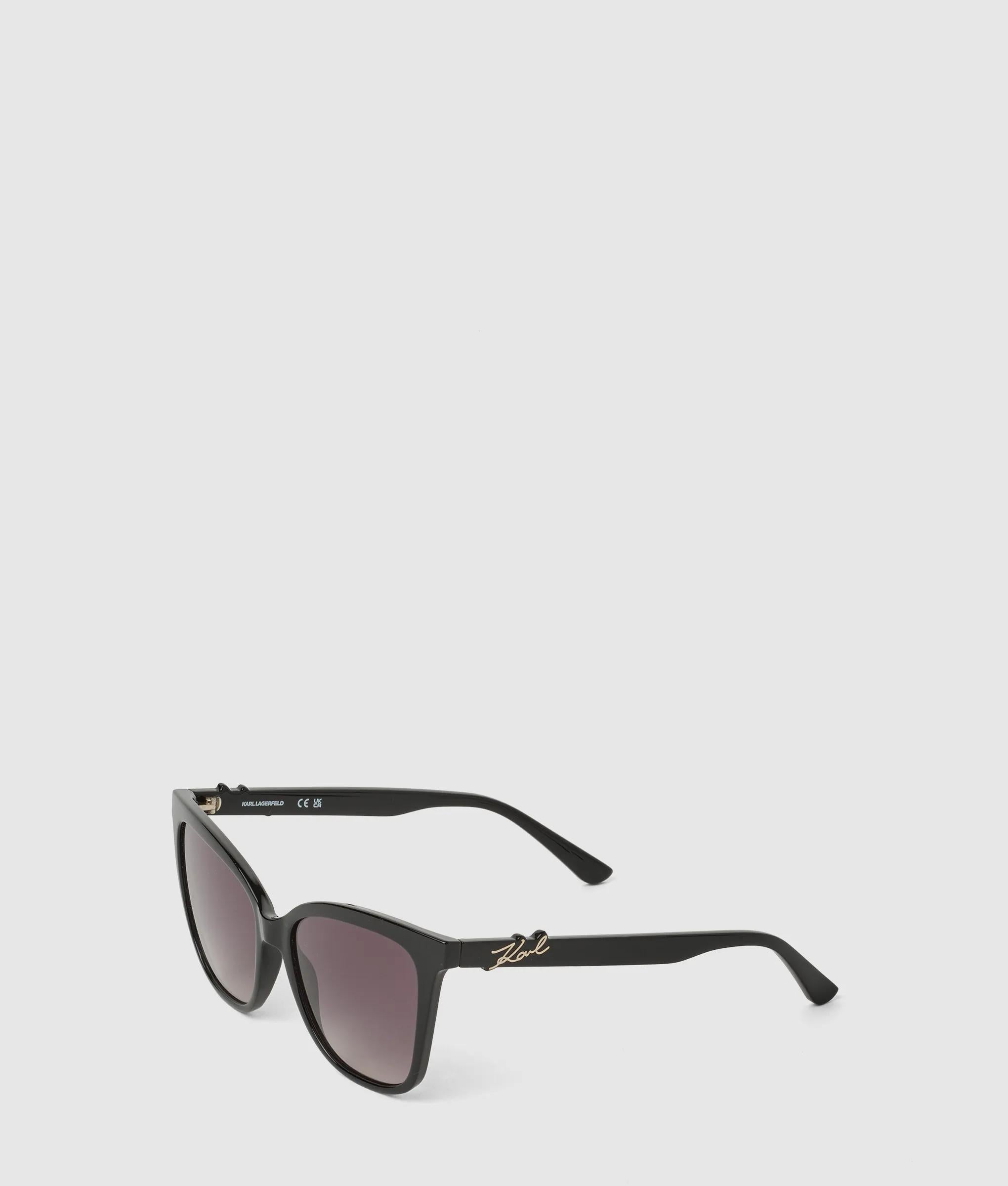 Signature slim rectangular sunglasses