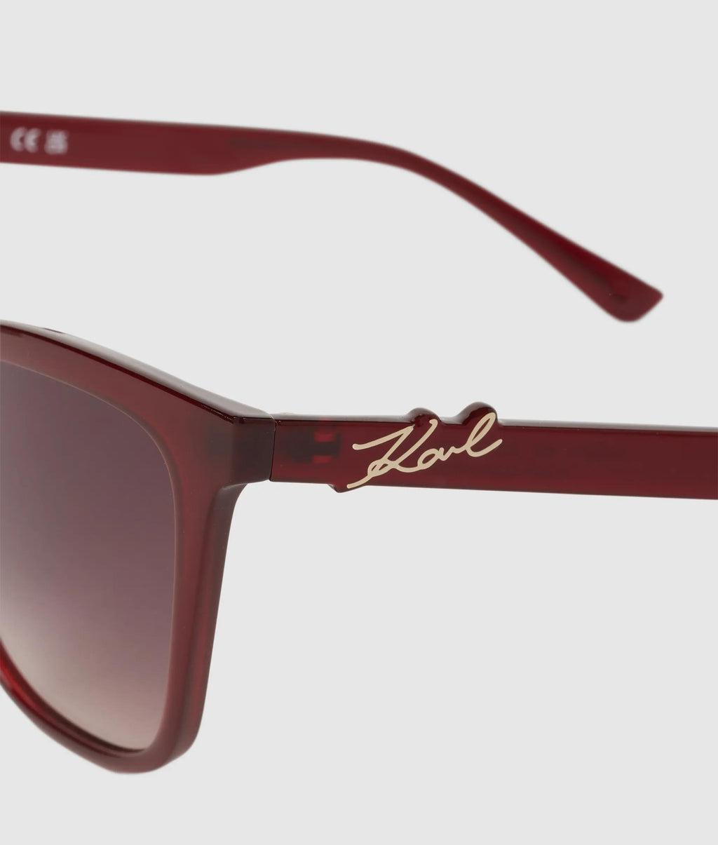 Signature slim rectangular sunglasses
