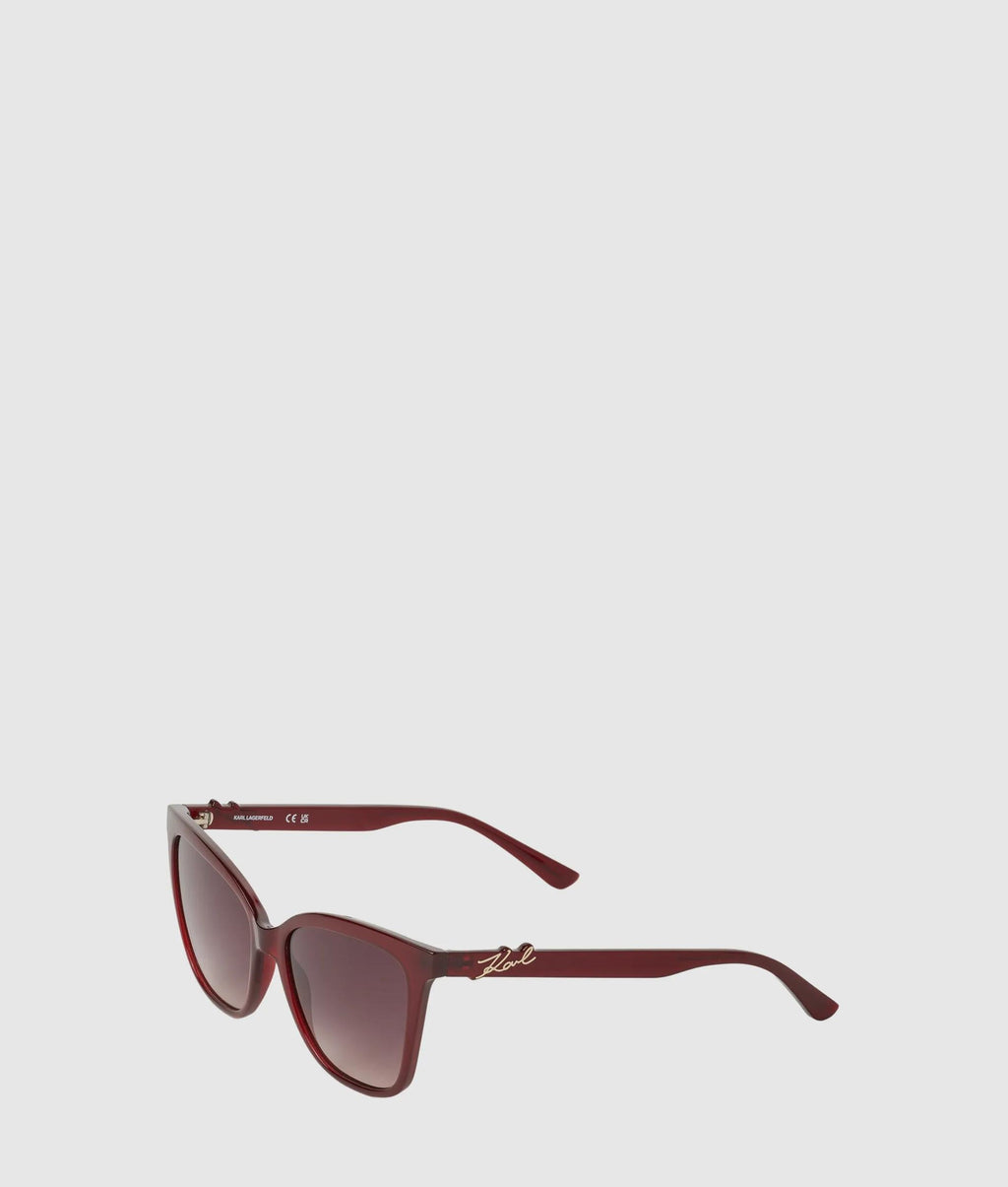 Signature slim rectangular sunglasses
