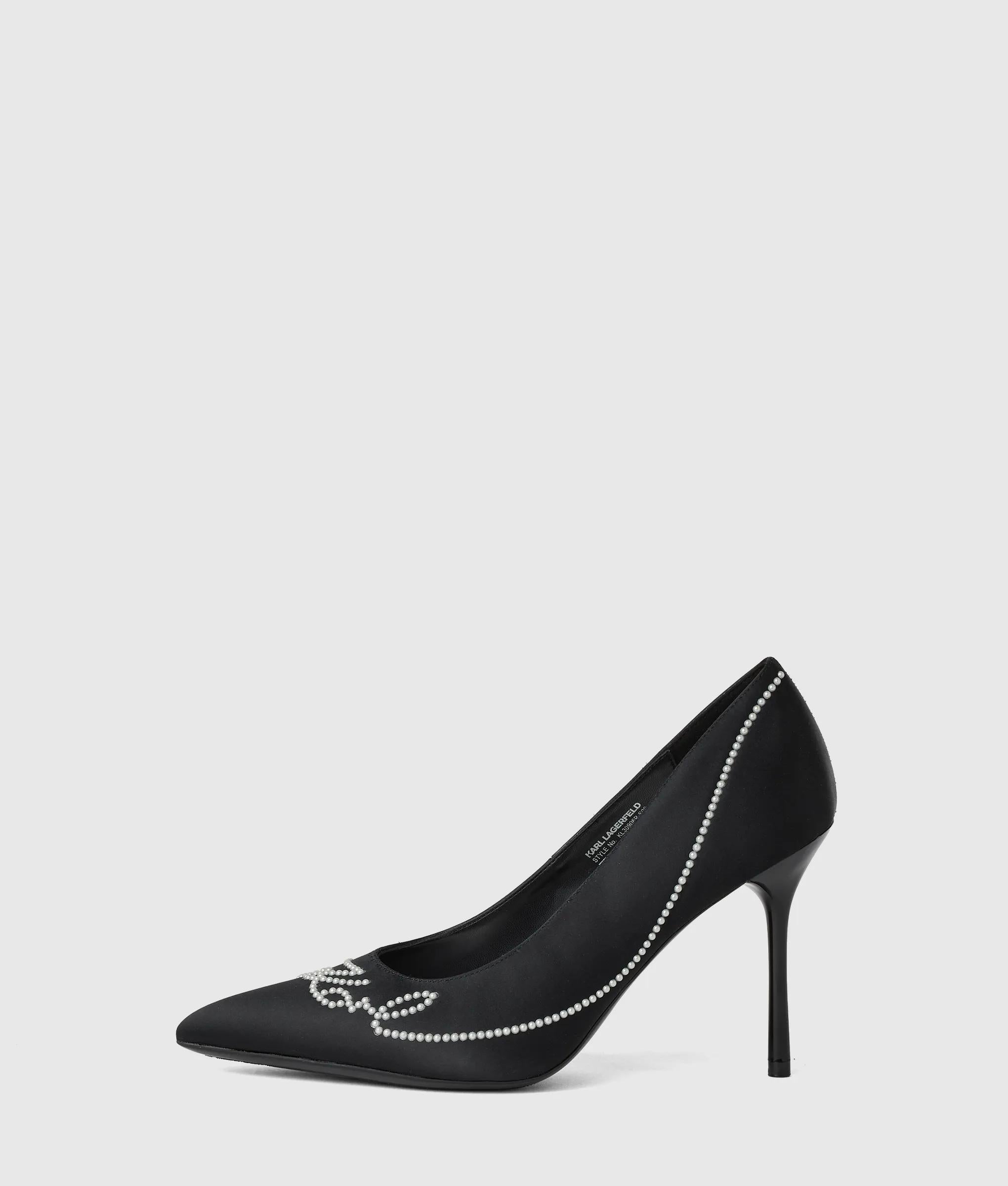 Sarabande faux-pearl heels