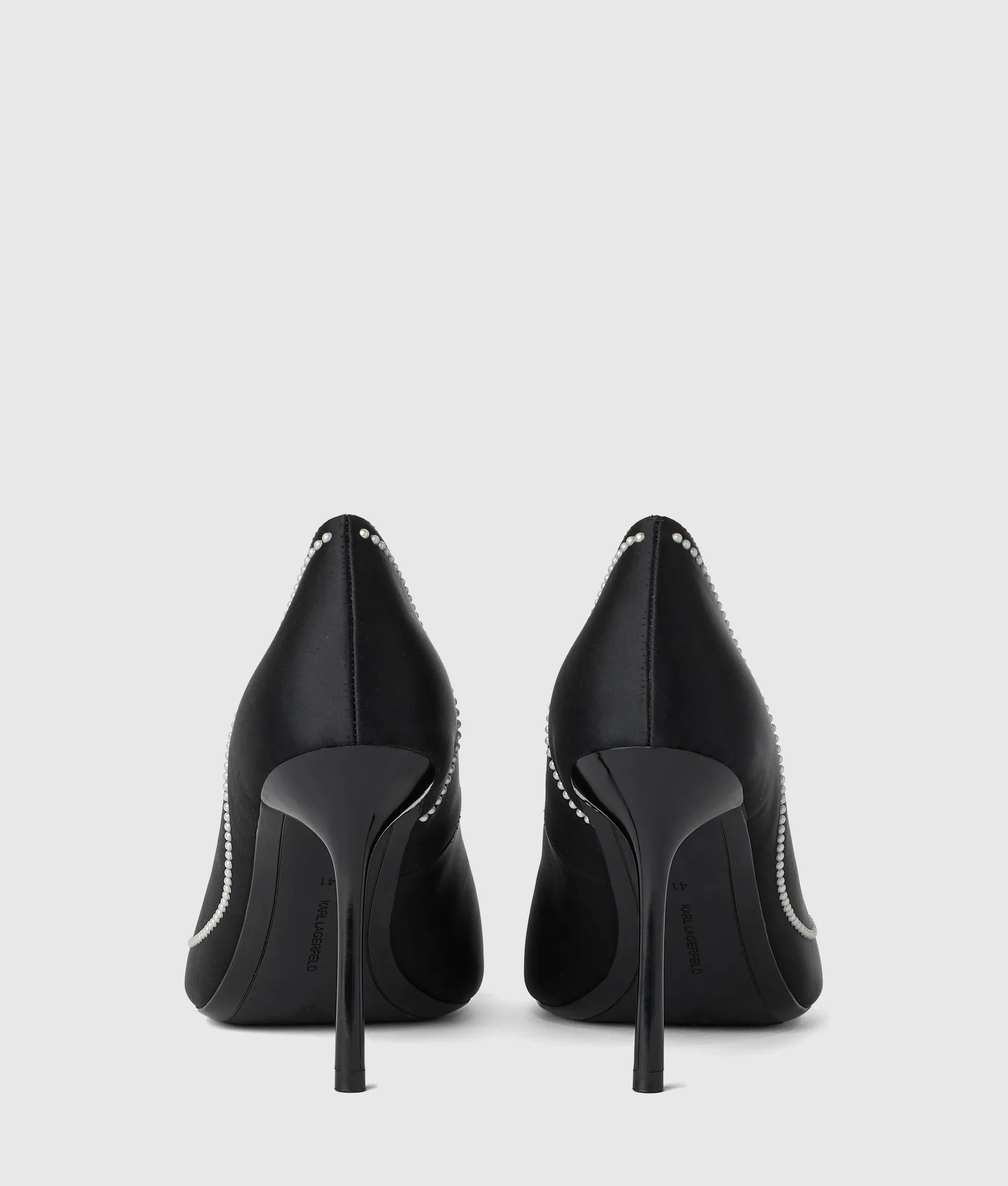 Sarabande faux-pearl heels