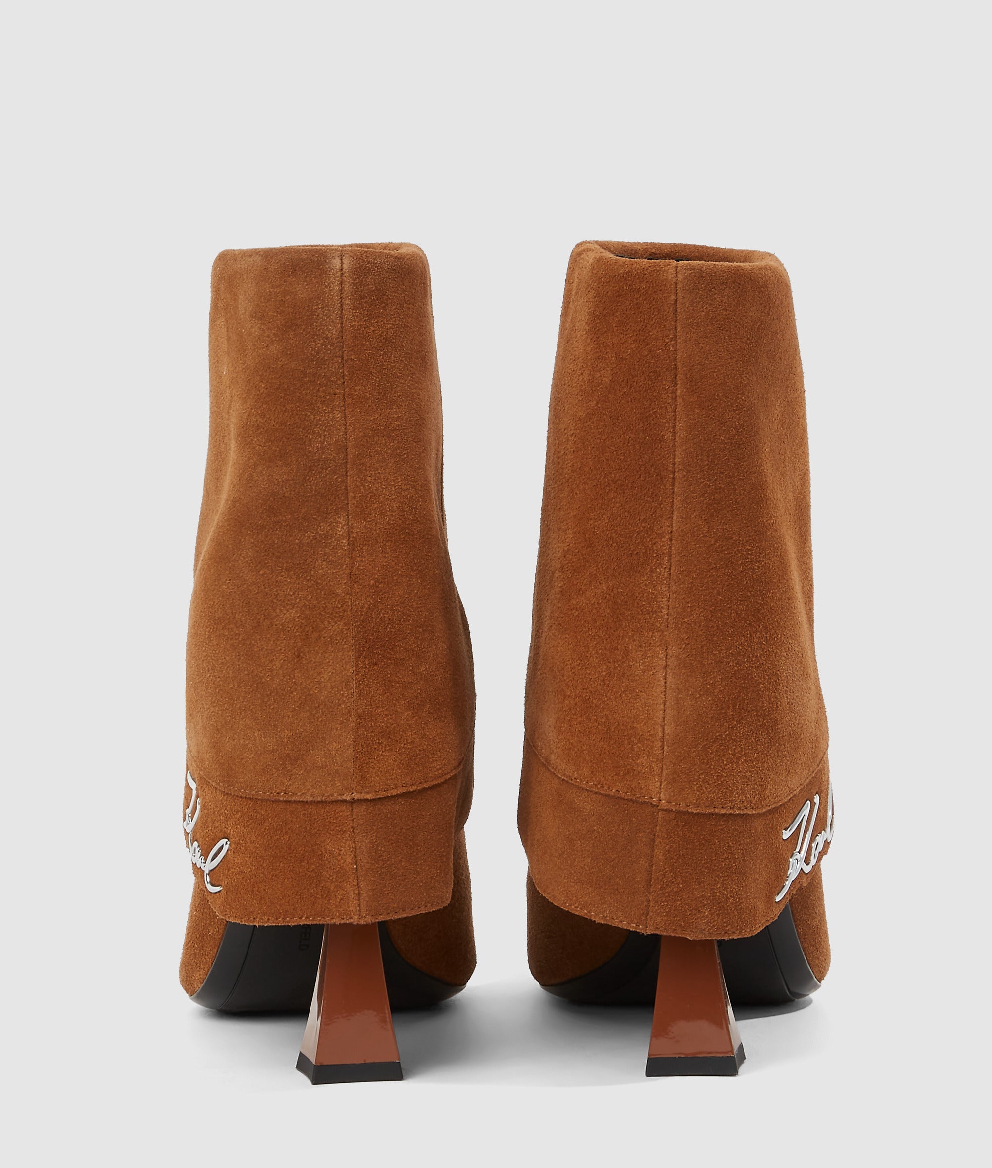 Debutante fold-down ankle boots