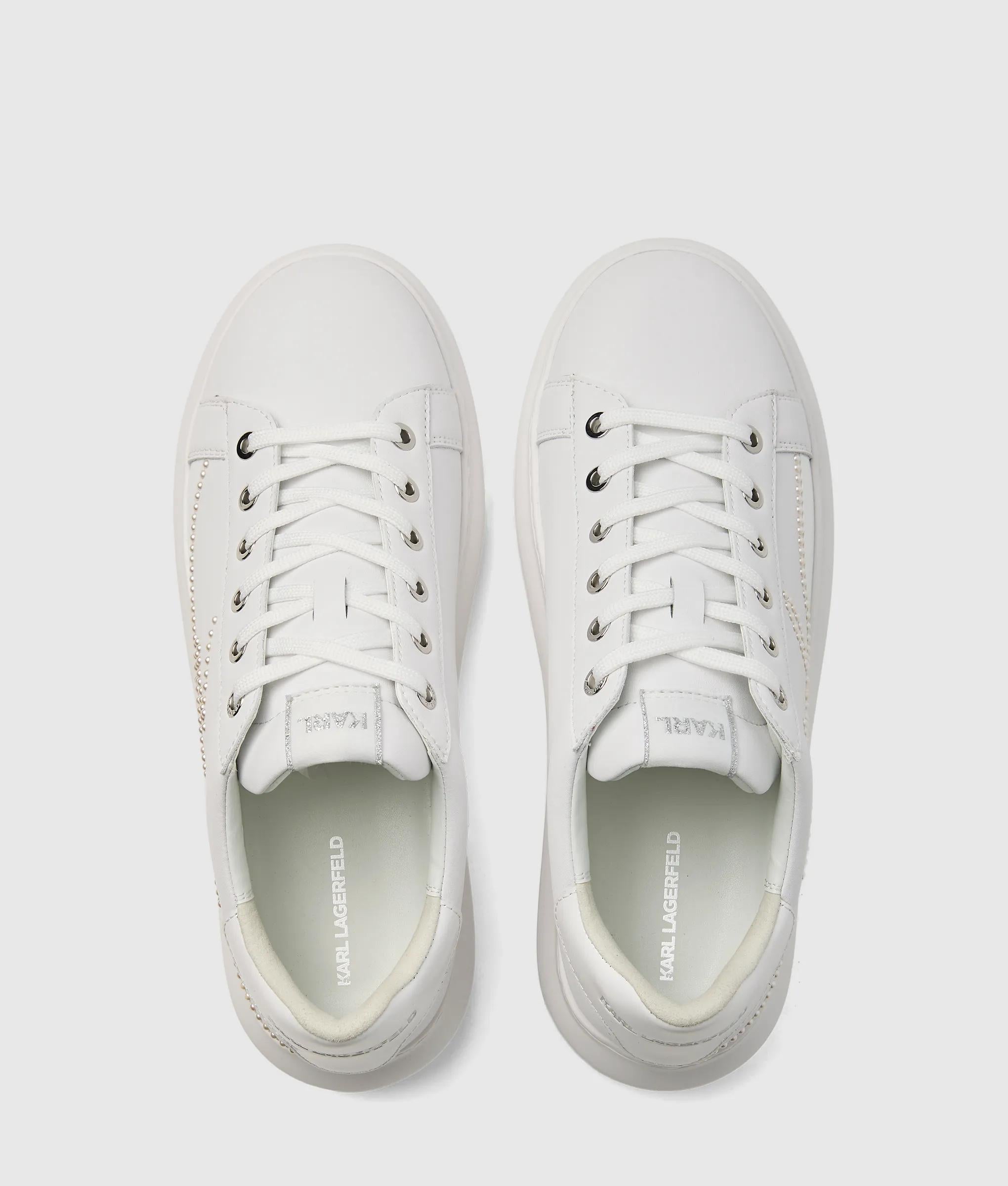 Kapri faux-pearl Signature sneakers