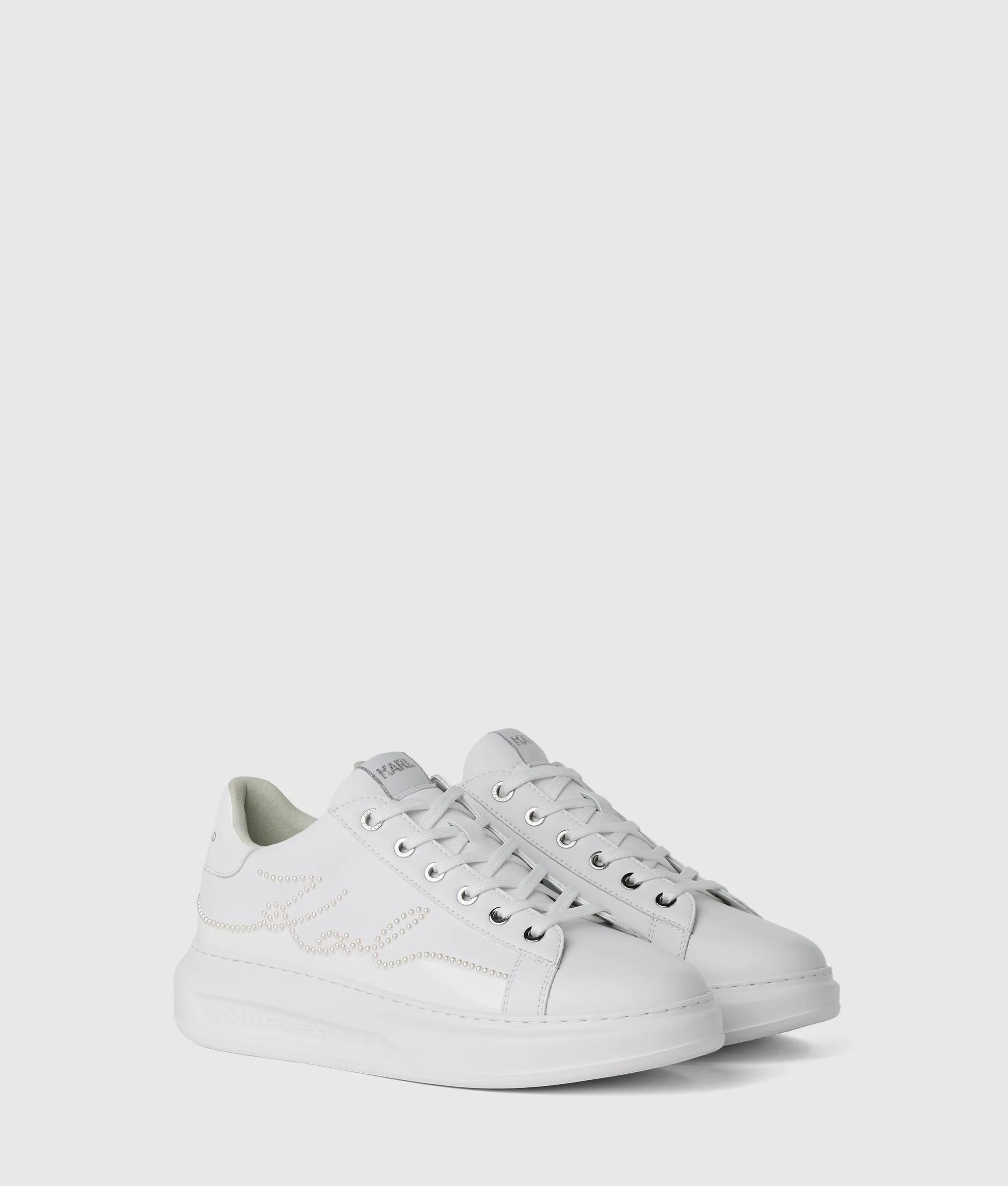 Kapri faux-pearl Signature sneakers