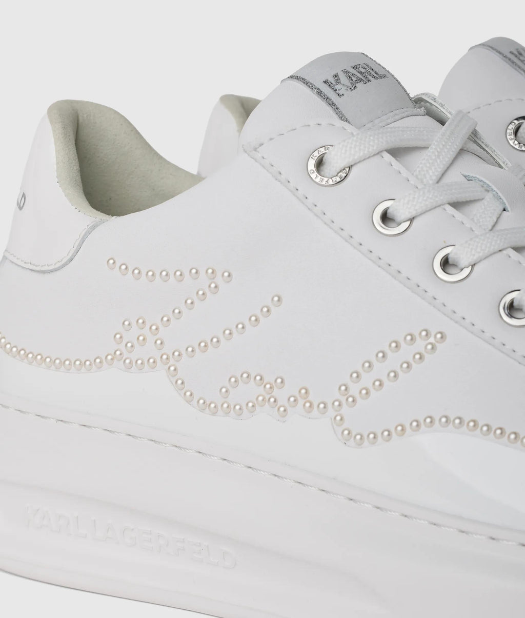 Kapri faux-pearl Signature sneakers