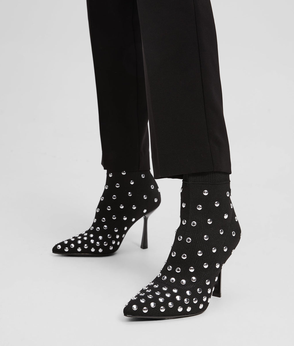Pandara knitted studded boots
