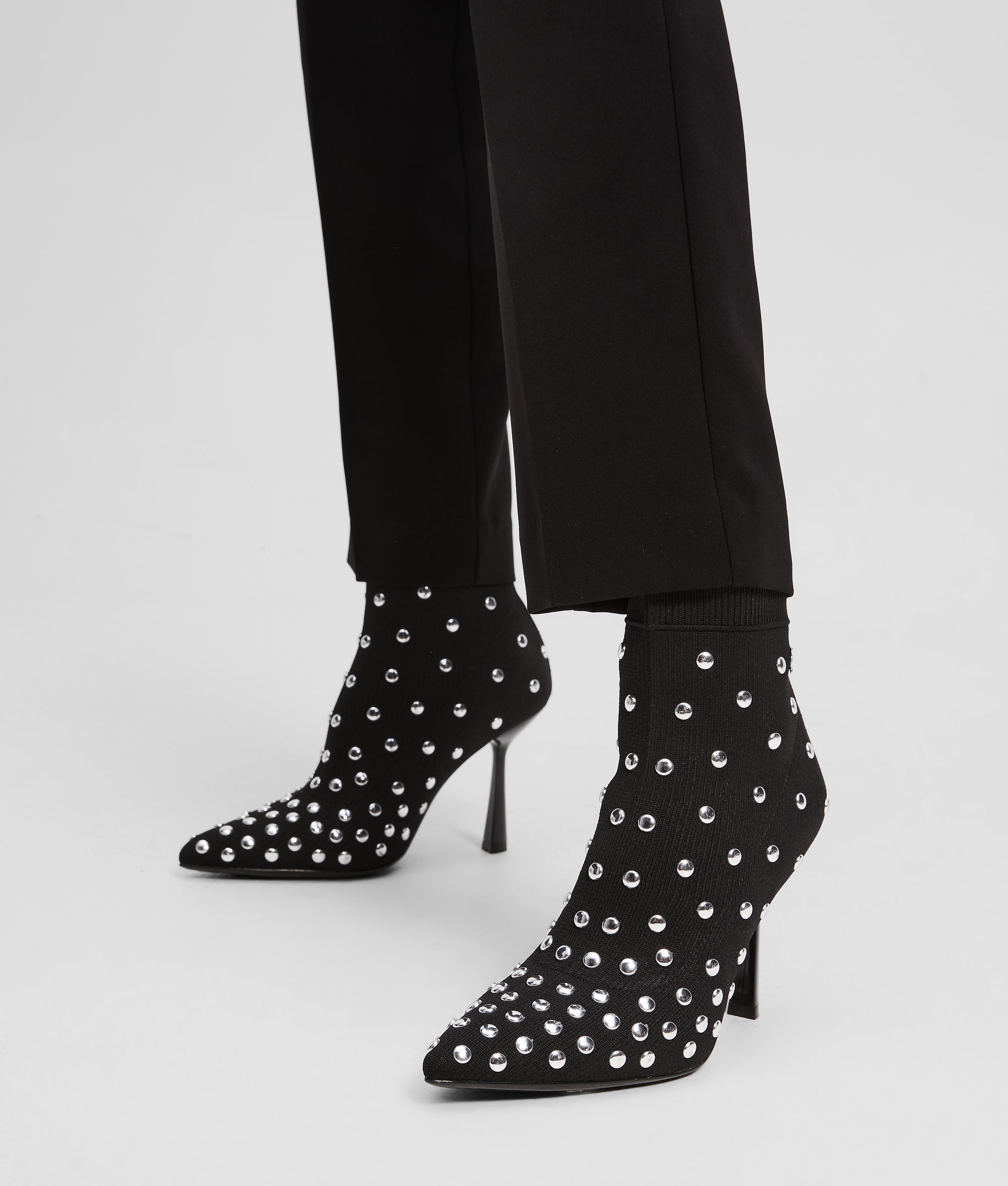 Pandara knitted studded boots