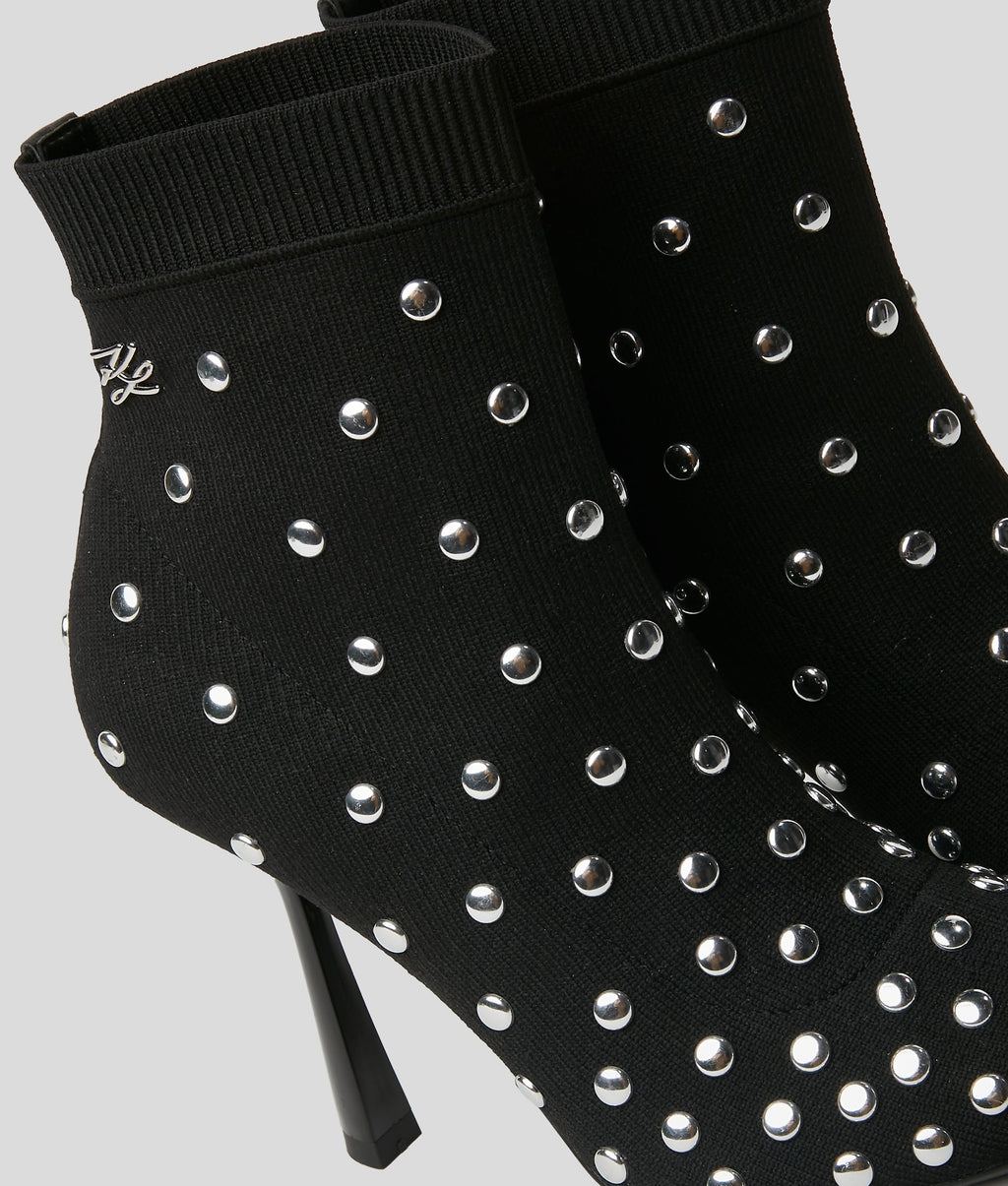 Pandara knitted studded boots