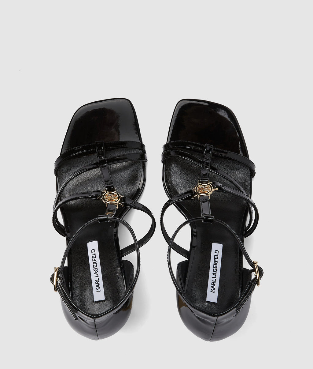 Debutante strap heeled sandals