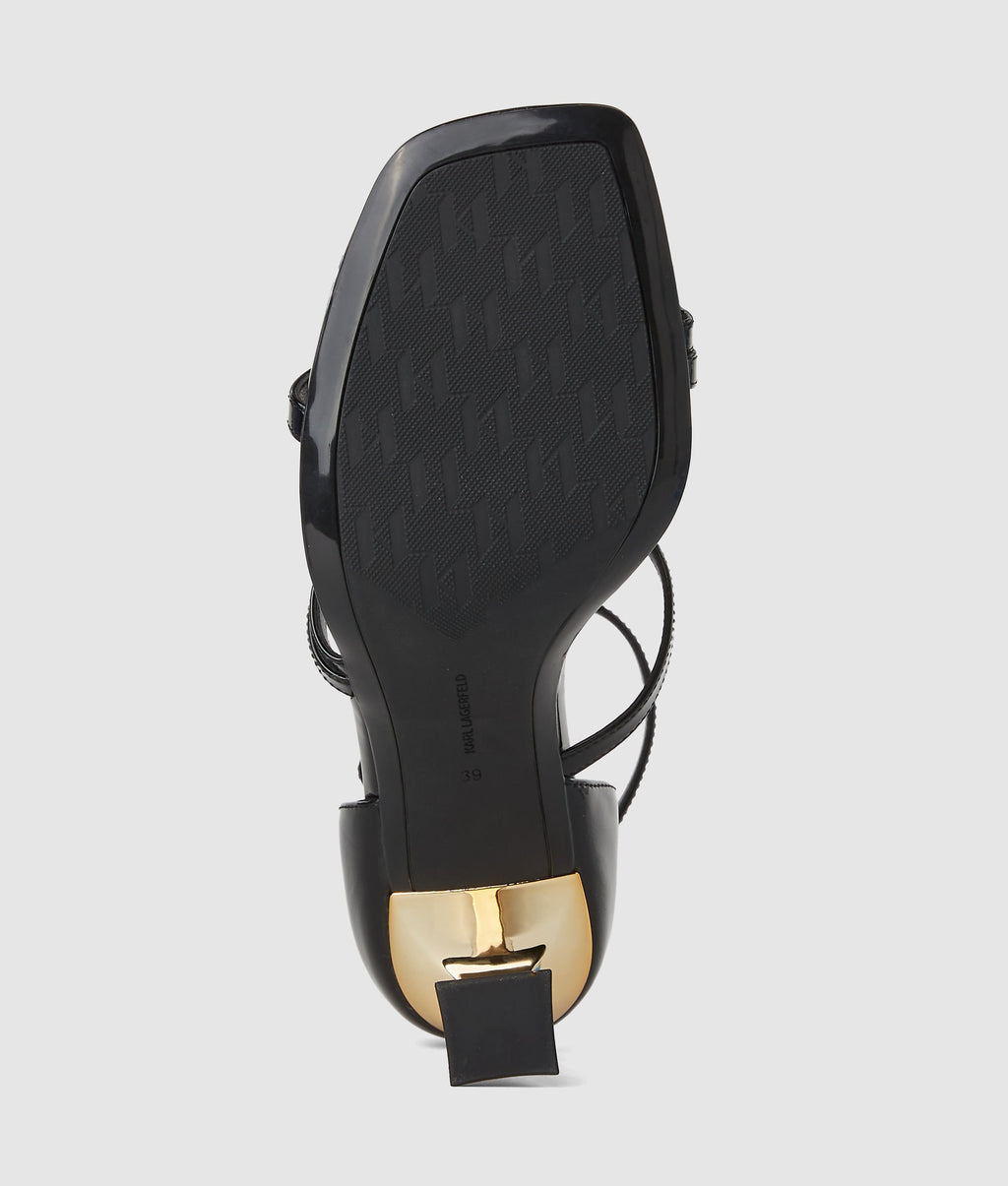 Debutante strap heeled sandals
