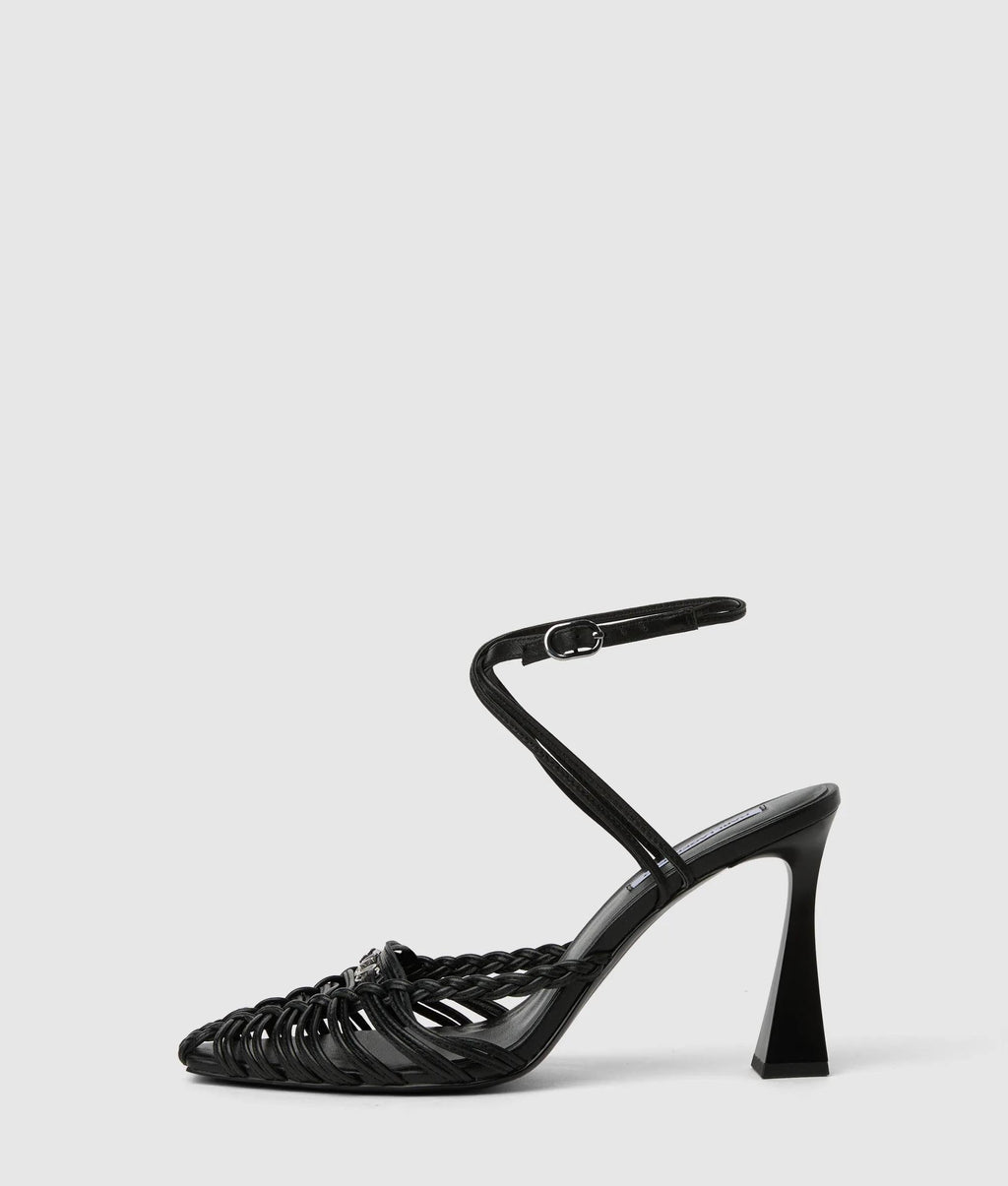 Debutante leather heeled sandals
