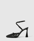 Debutante leather heeled sandals