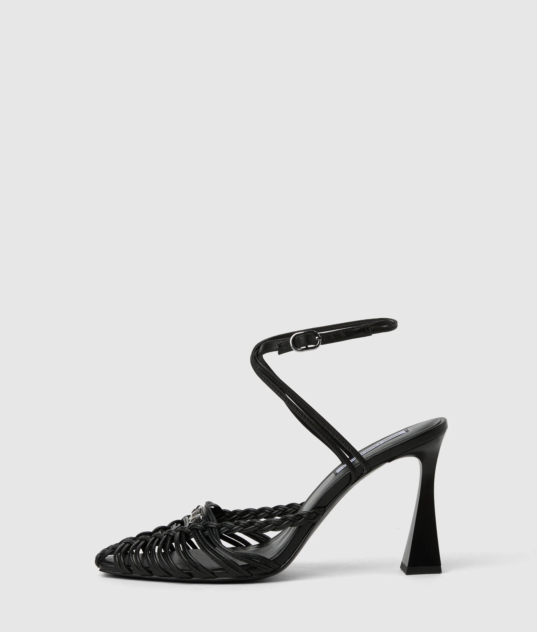 Debutante leather heeled sandals