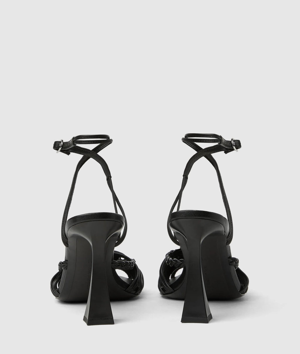 Debutante leather heeled sandals
