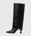 Debutante tall fold-down boots