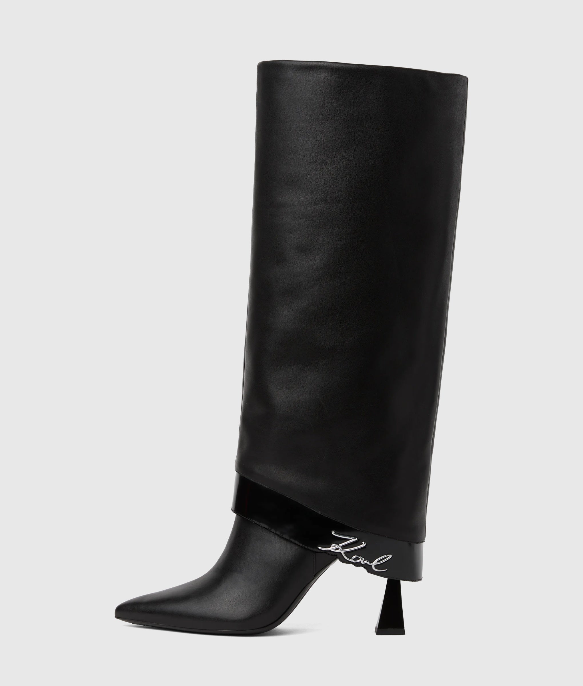 Debutante tall fold-down boots