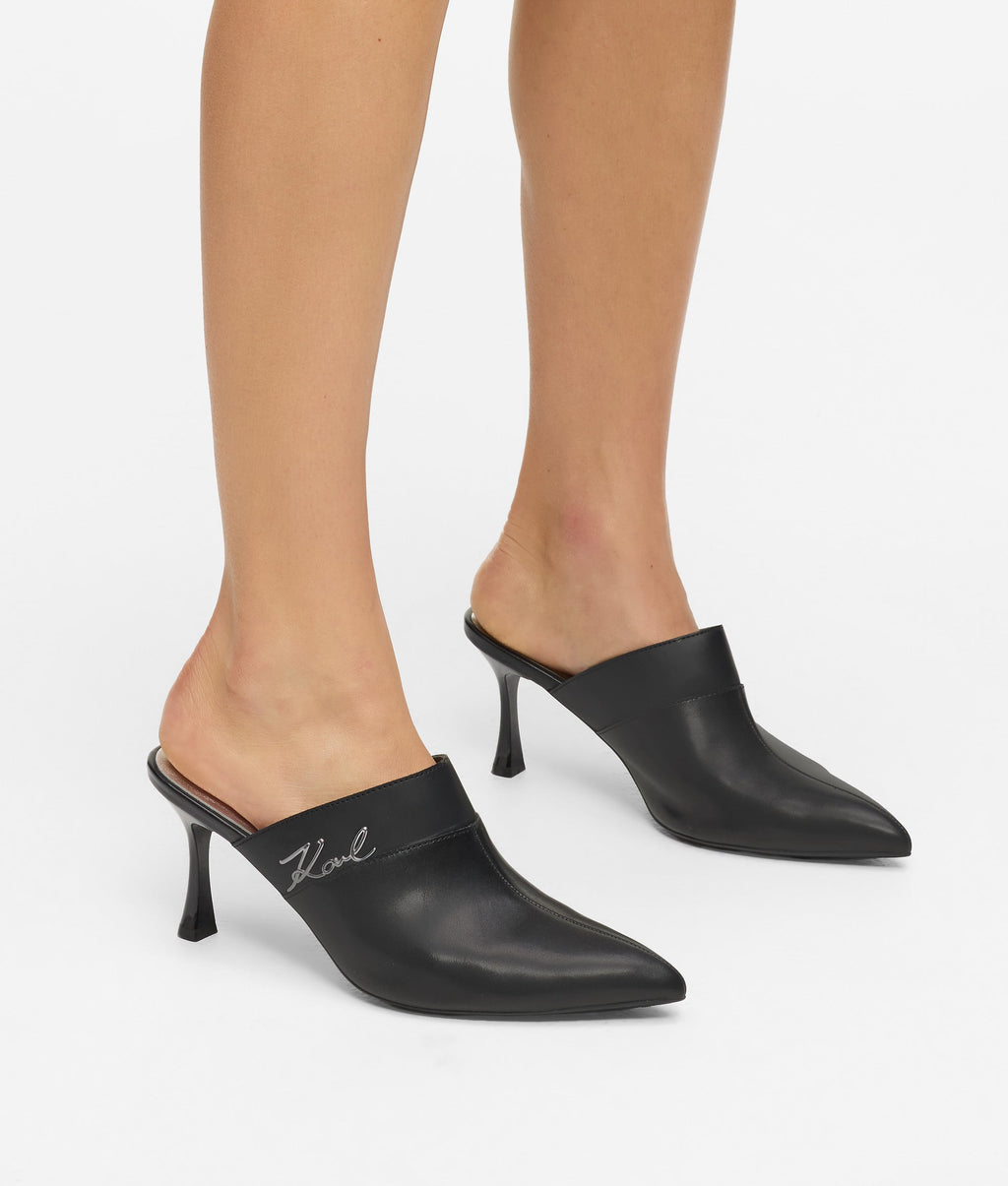 Sienna heeled mules