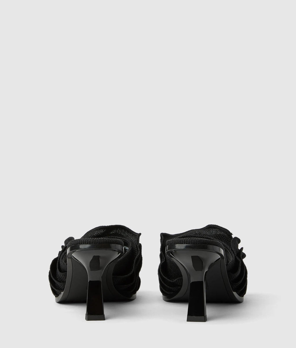 Karmel ruche heeled sandals