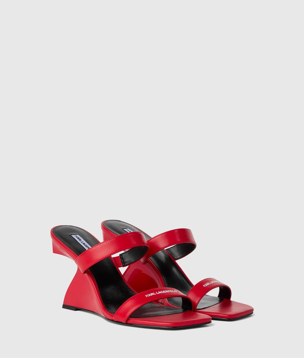 Waverly double-strap wedges