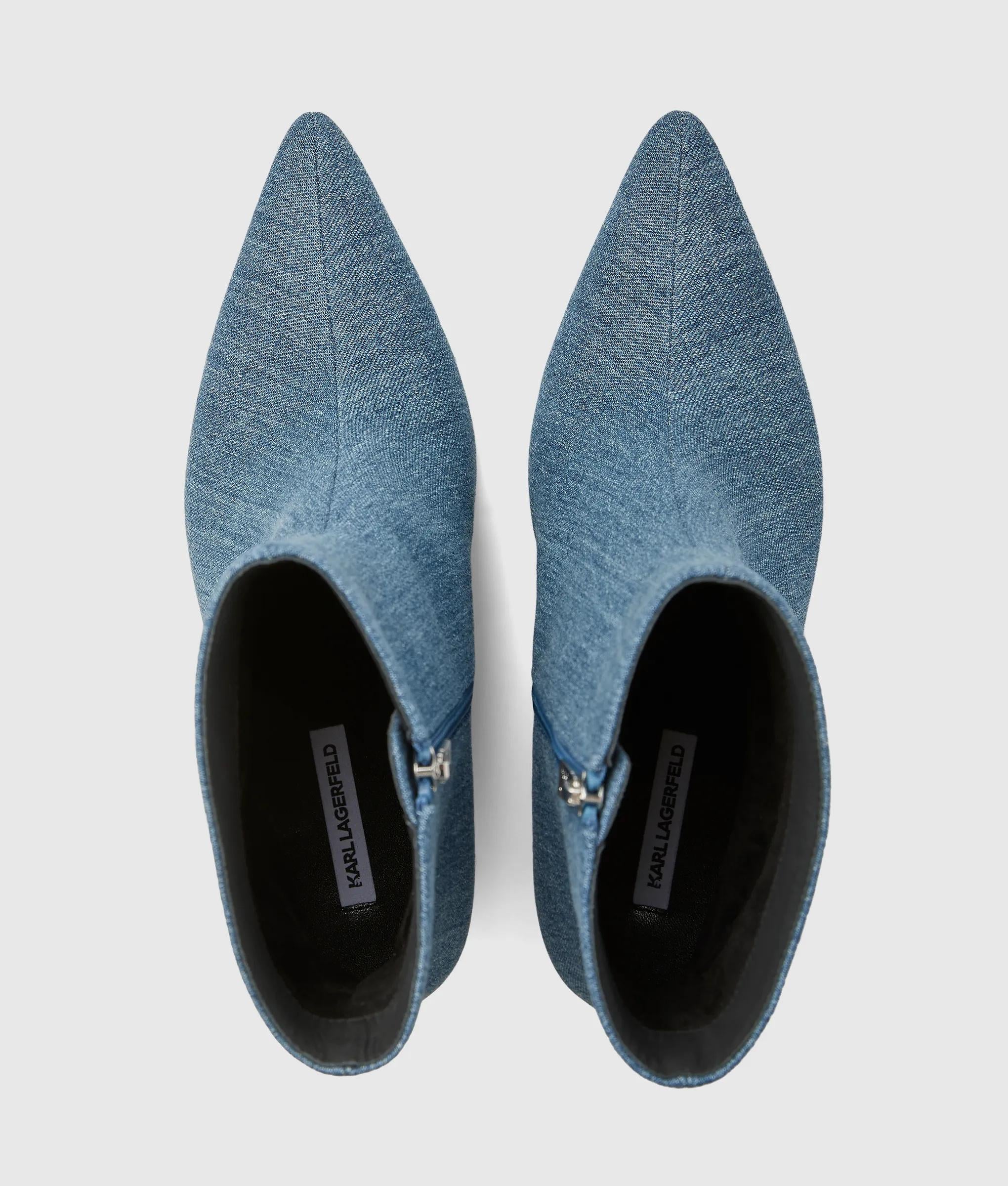 Waverely denim midi boots