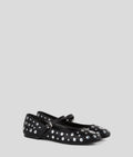 Karo mirror studs ballet flats