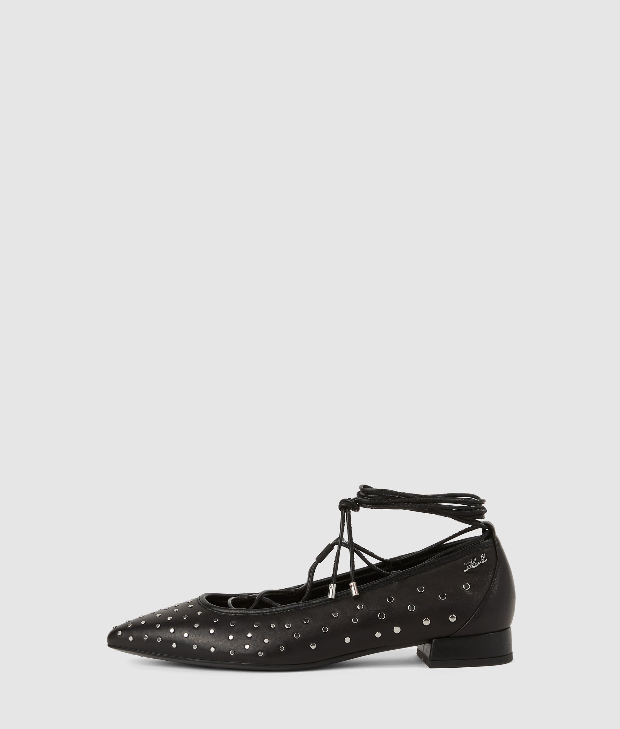 Kerrie ballerina long lace flats
