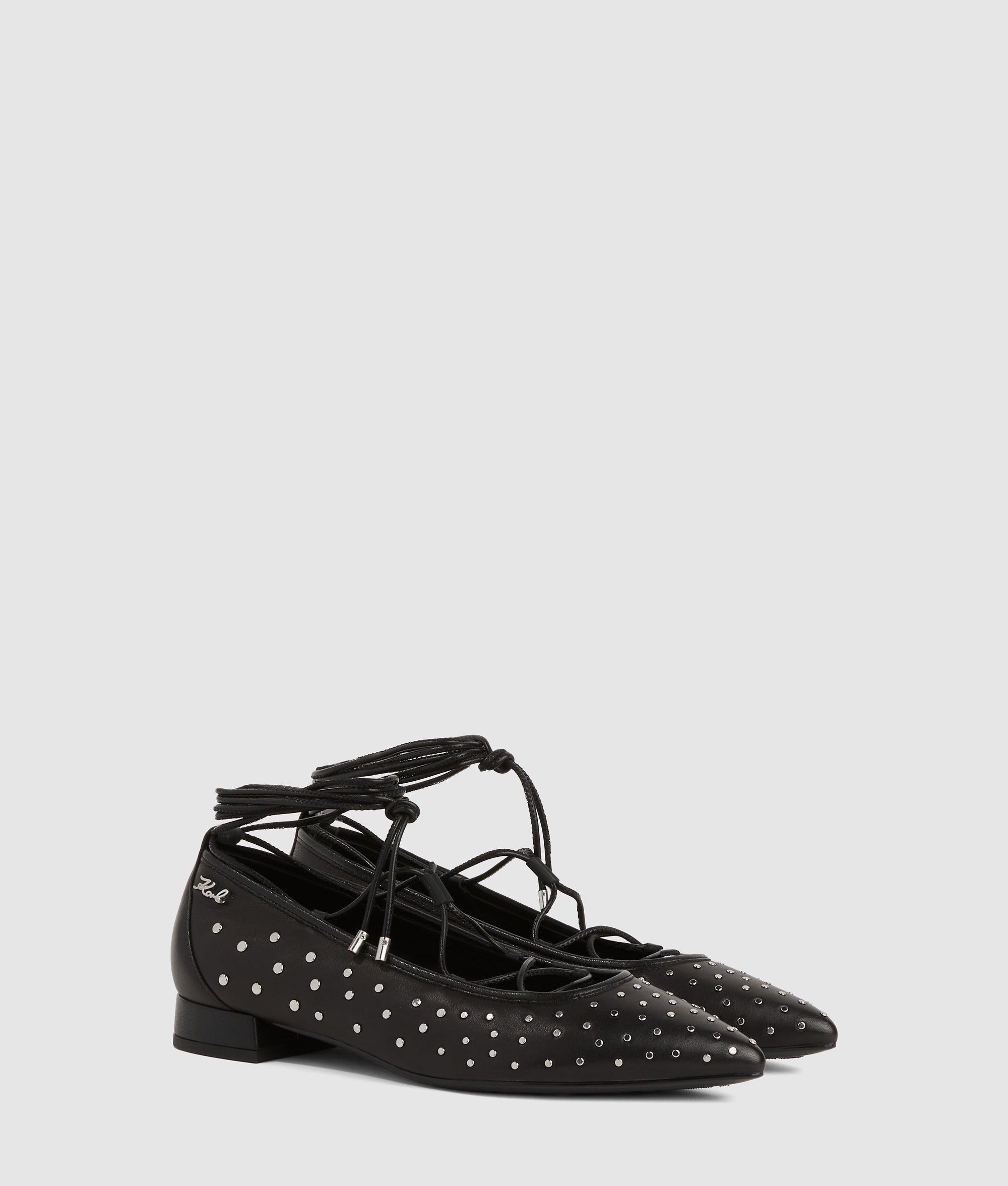 Kerrie ballerina long lace flats