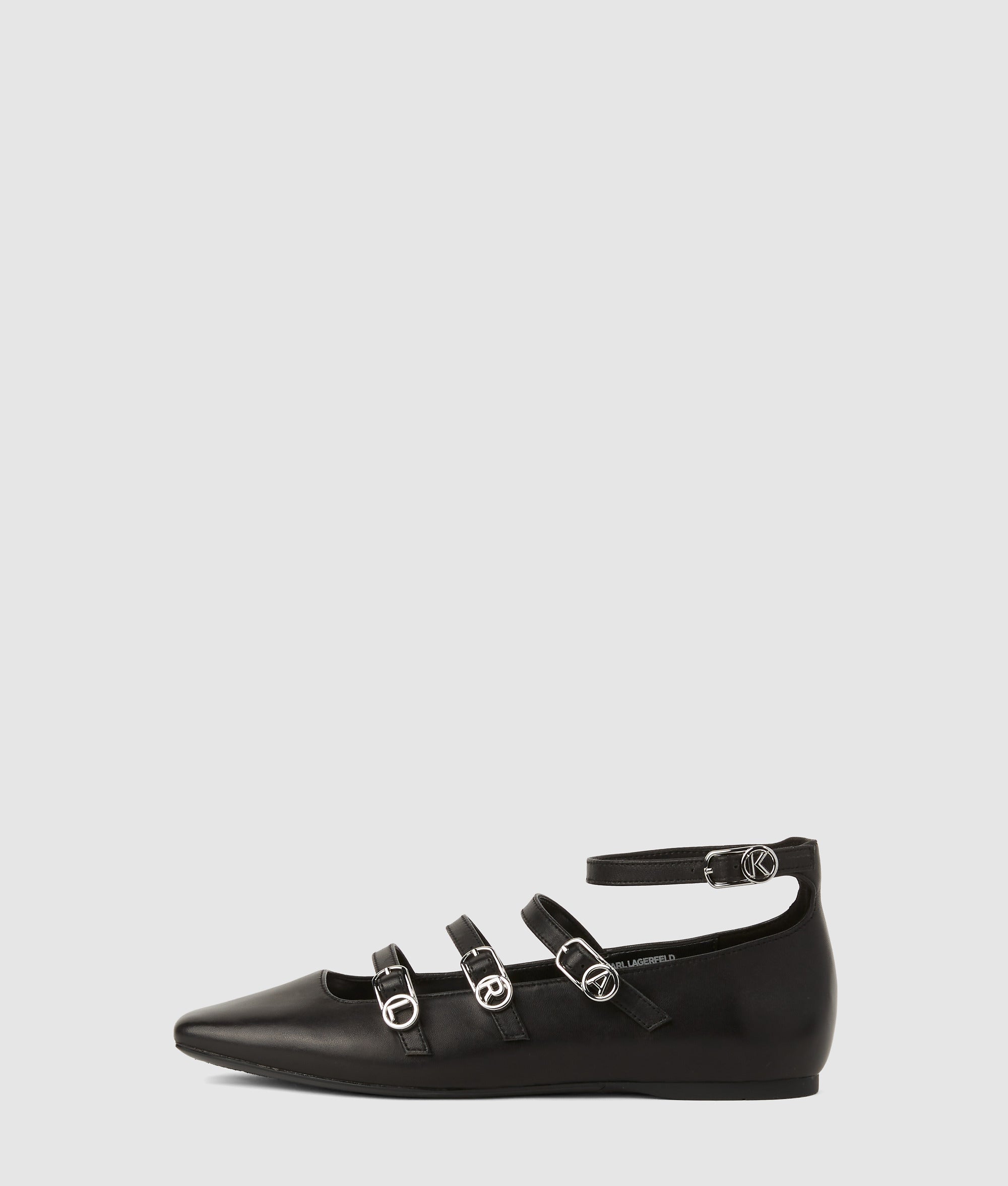Konnie four-strap flats
