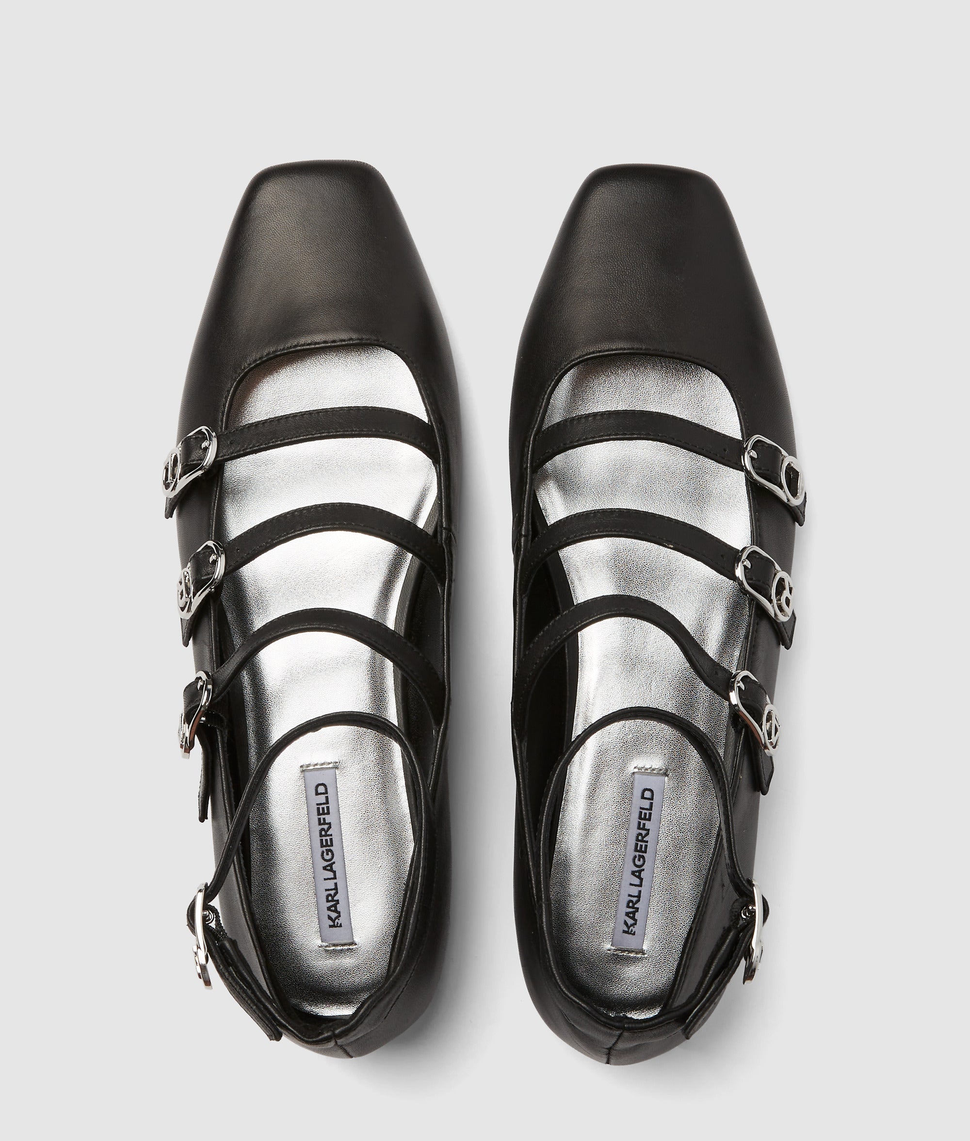 Konnie four-strap flats