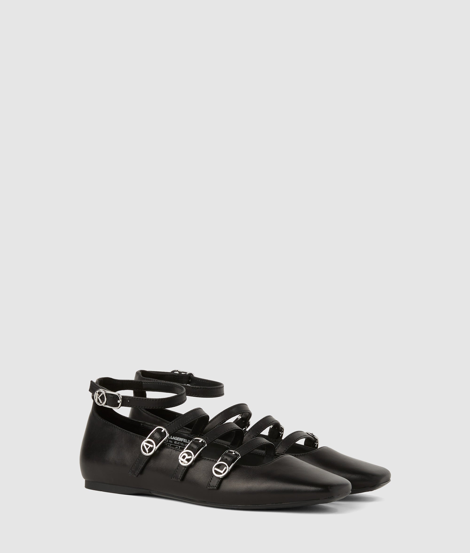 Konnie four-strap flats