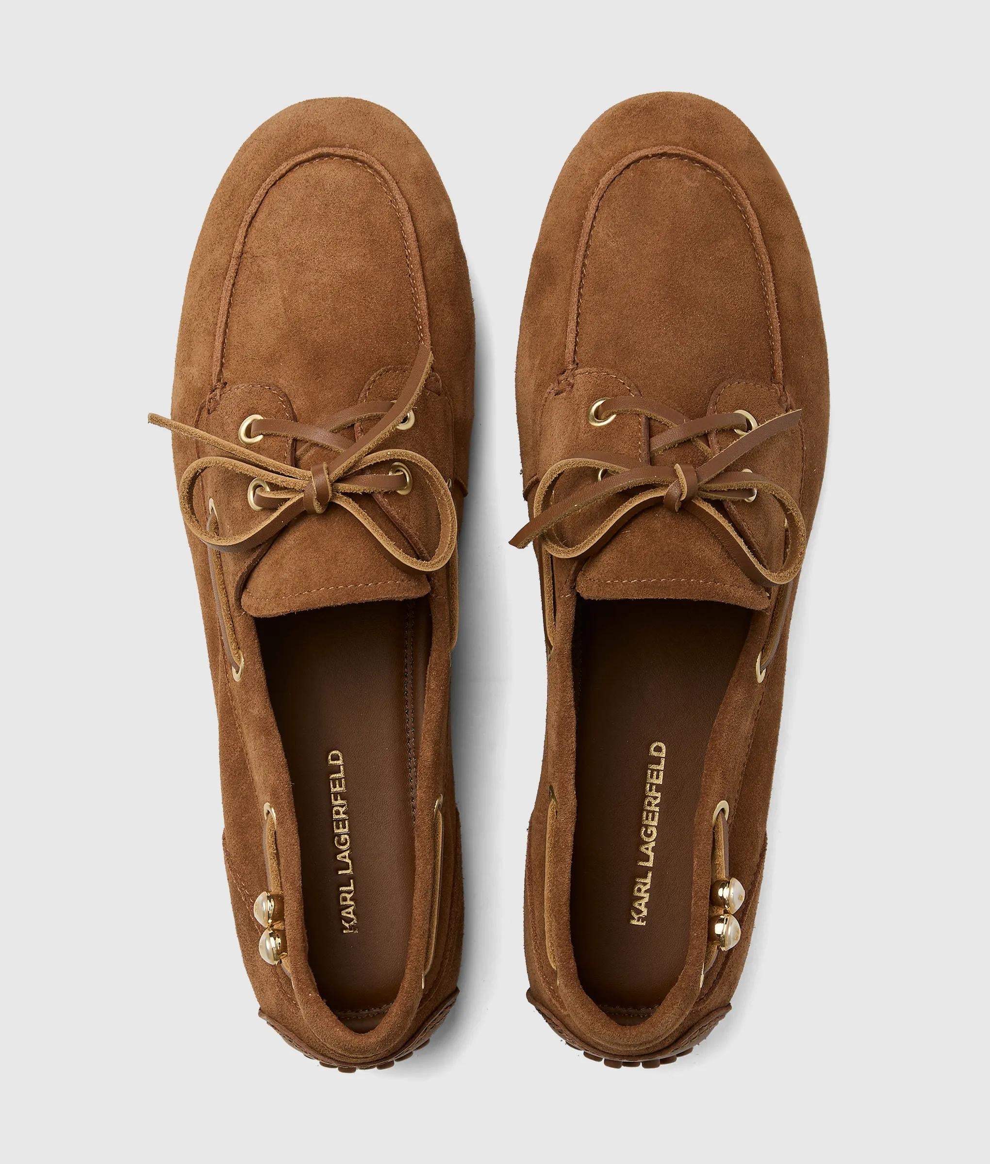 Ariella suede boat shoes