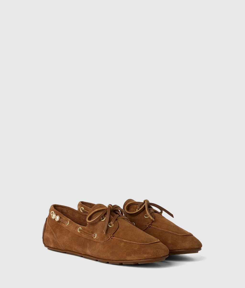 Ariella suede boat shoes