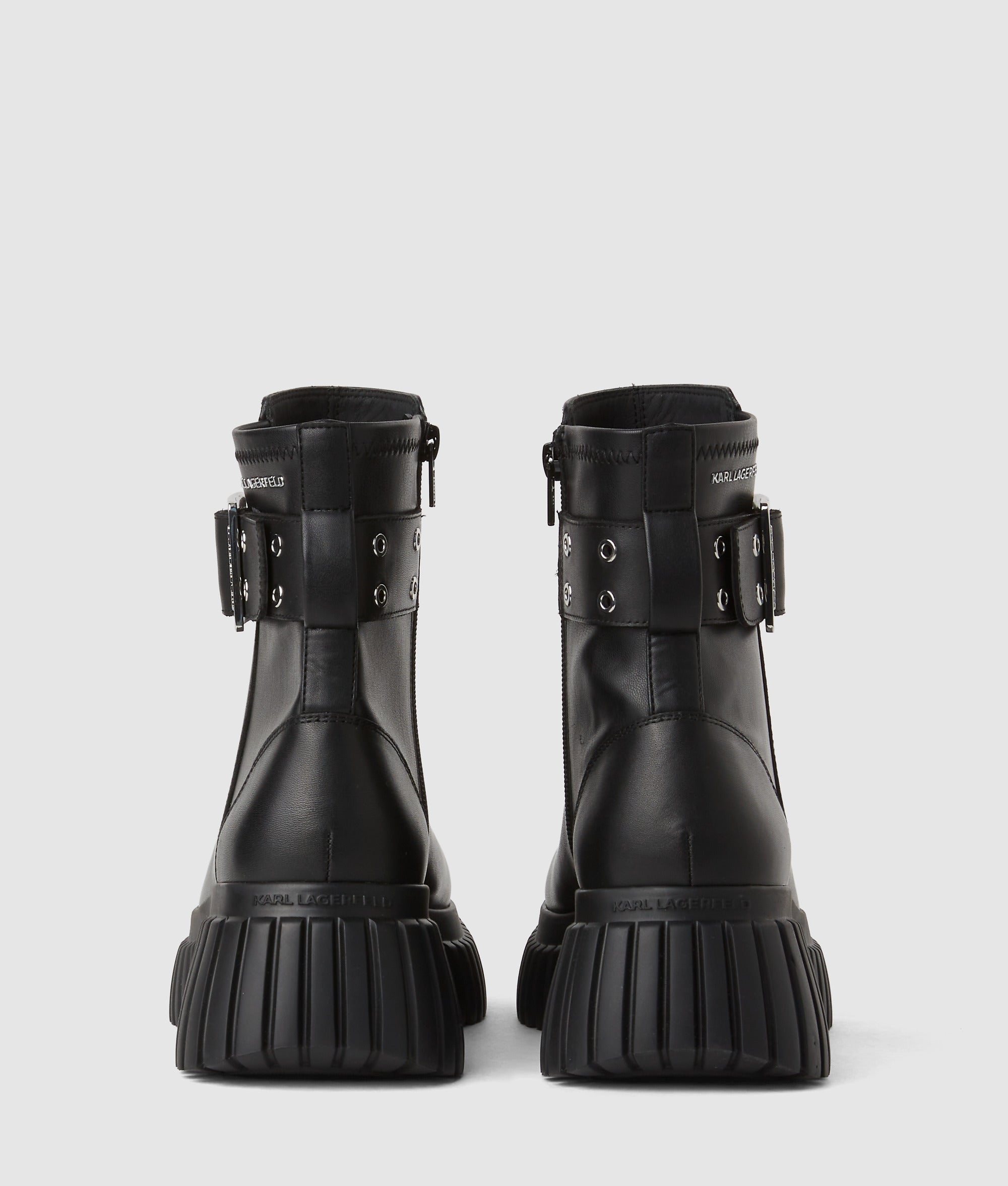 Kreeper mid-calf wedge boots