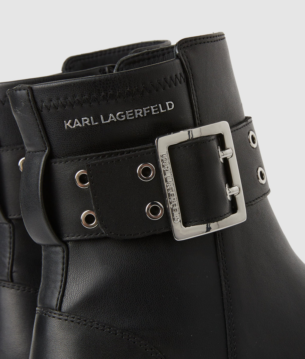 Kreeper mid-calf wedge boots