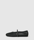 Jelly ballet strap pumps