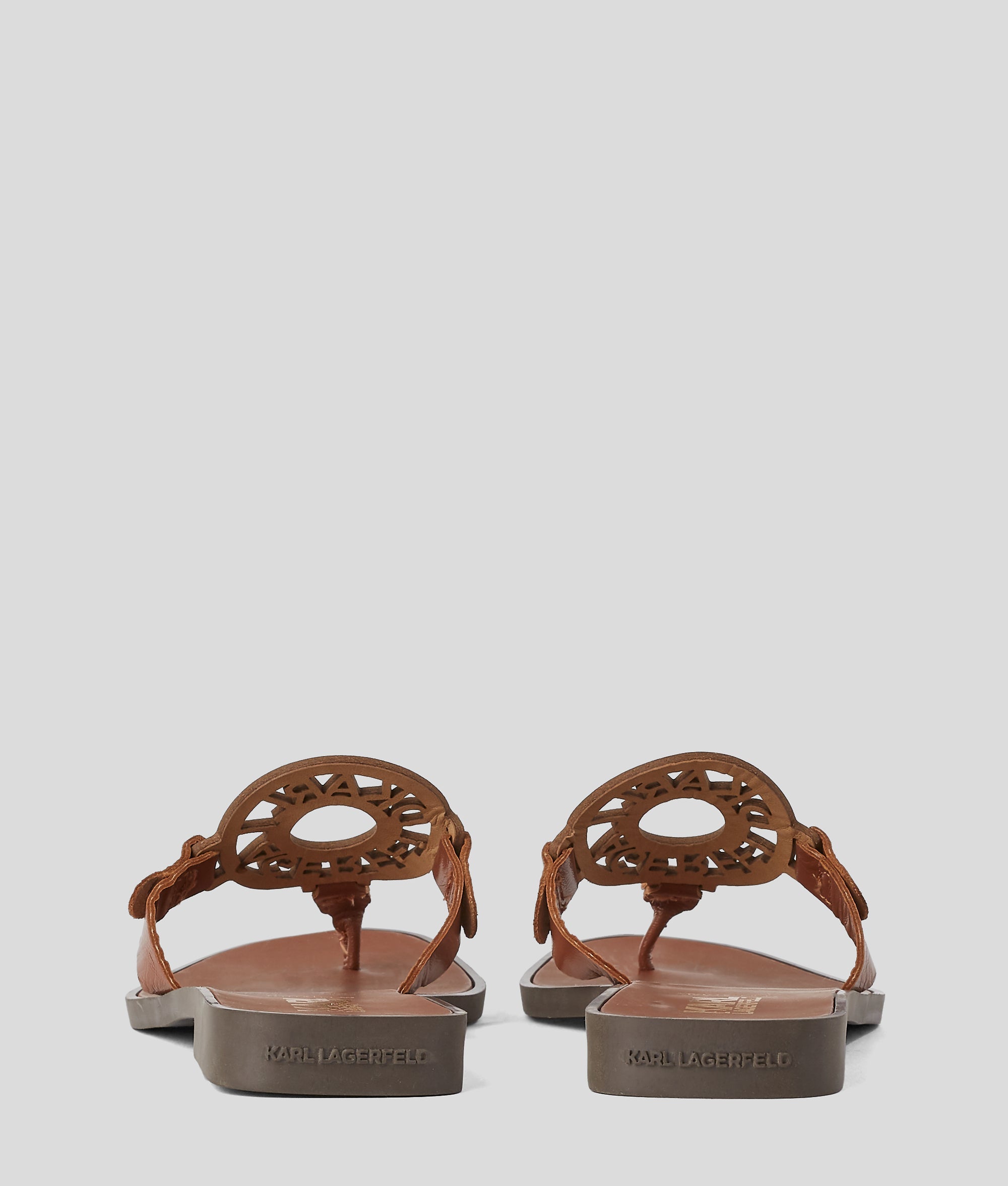 Ring logo sandals